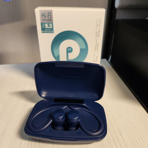 TWS Other - TWS Wireless Bluetooth Headphones Earbuds - Blue
